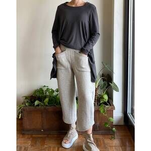 NEW KQ "the glenna" funky sweatpant in salt